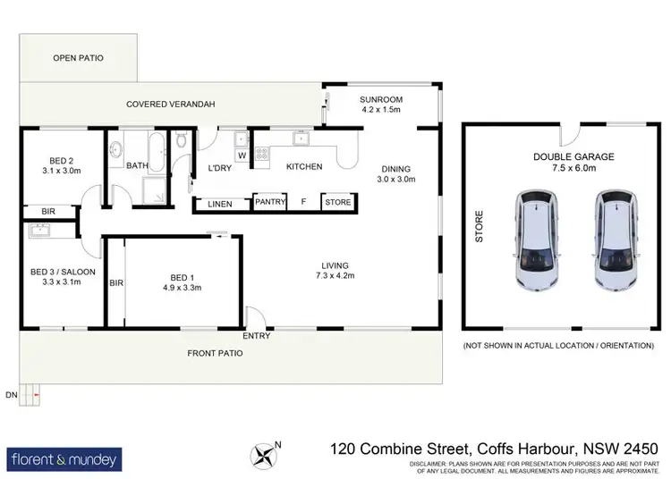 Floorplan of Homely house listing, 120 Combine St, Coffs Harbour NSW 2450