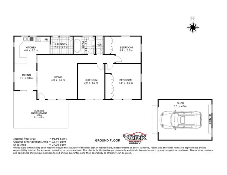Floorplan of Homely house listing, 2 Tancred Avenue, Newtown QLD 4350