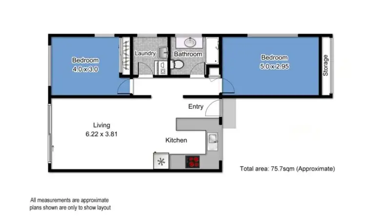 Floorplan of Homely semi-detached listing, 13/164 High Street, Southport QLD 4215
