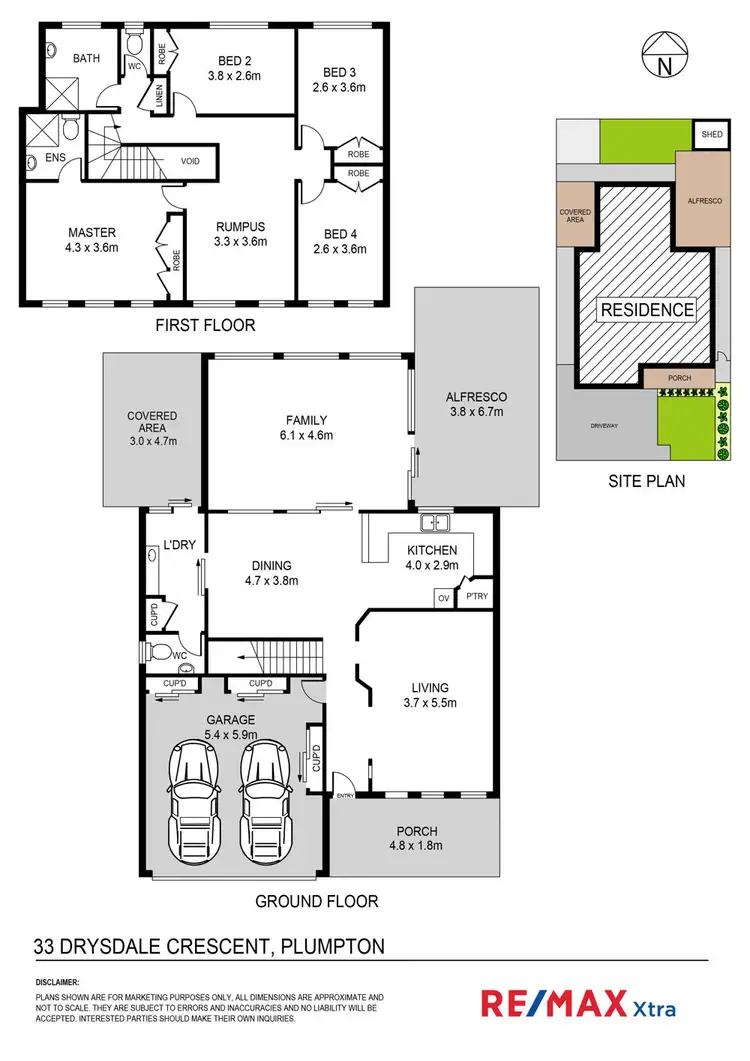 Floorplan of Homely house listing, 33 Drysdale Crescent, Plumpton NSW 2761