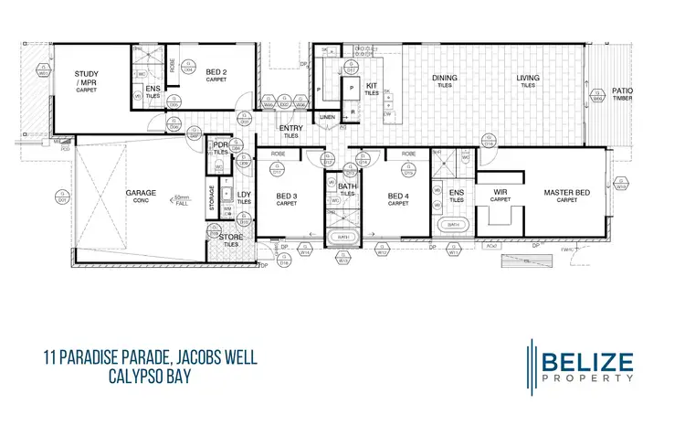 Floorplan of Homely house listing, 11 Paradise Parade, Jacobs Well QLD 4208