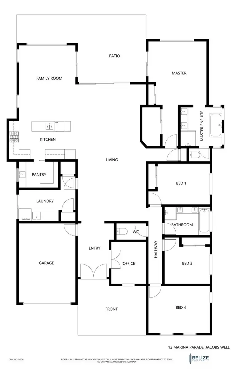 Floorplan of Homely house listing, 12 Marina Parade, Jacobs Well QLD 4208