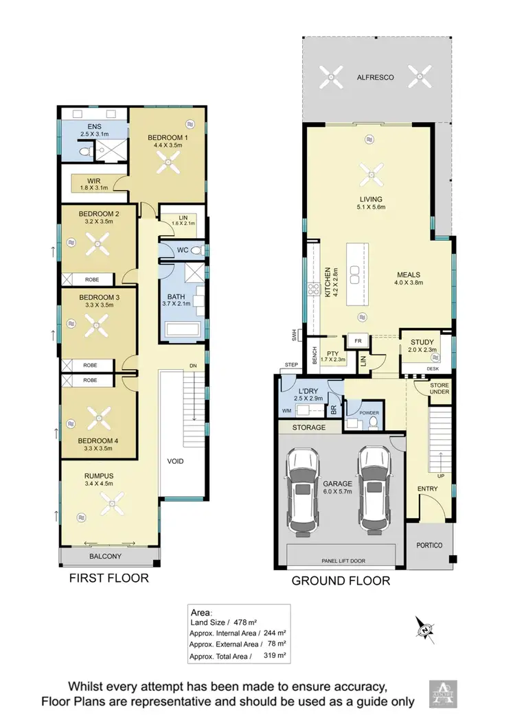 Floorplan of Homely house listing, 26 Bayview Road, Brighton QLD 4017