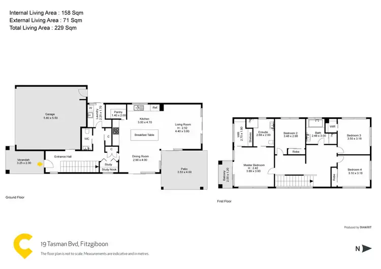 Floorplan of Homely house listing, 19 Tasman Boulevard, Fitzgibbon QLD 4018