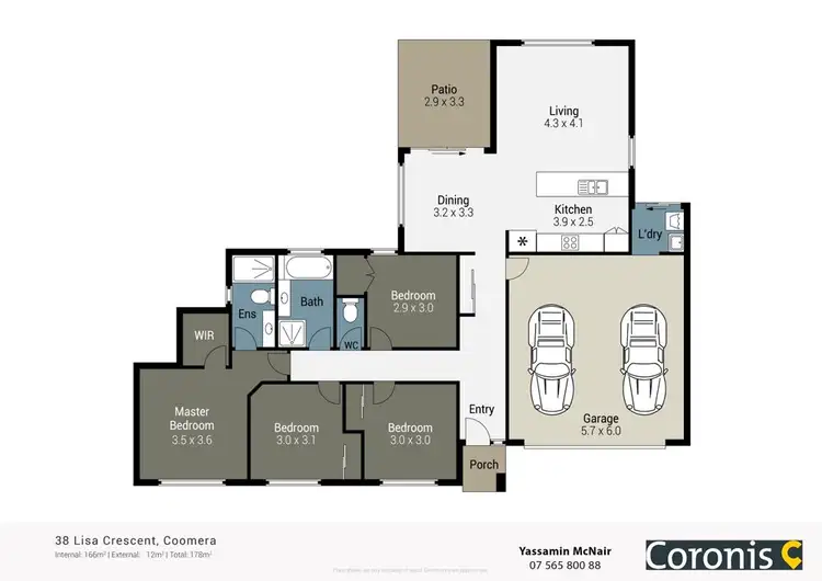 Floorplan of Homely house listing, 38 Lisa Crescent, Coomera QLD 4209