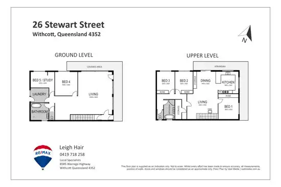 Floorplan of Homely house listing, 26 Stewart Street, Withcott QLD 4352