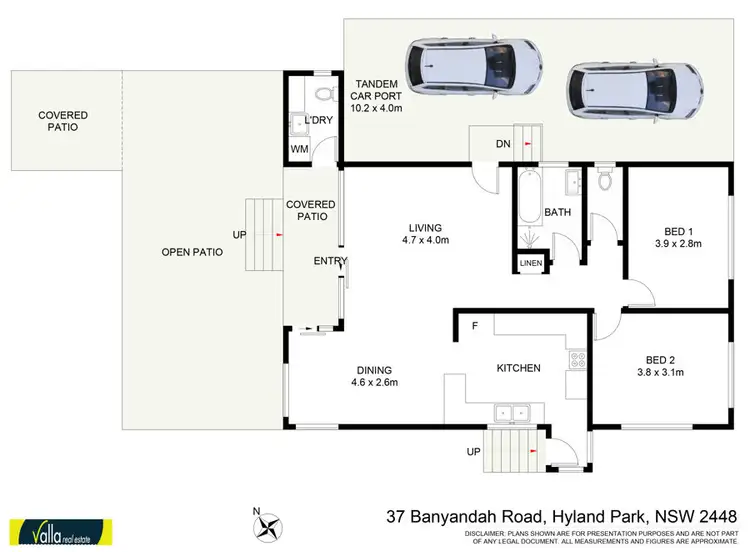 Floorplan of Homely house listing, 37 BANYANDAH ROAD, Hyland Park NSW 2448