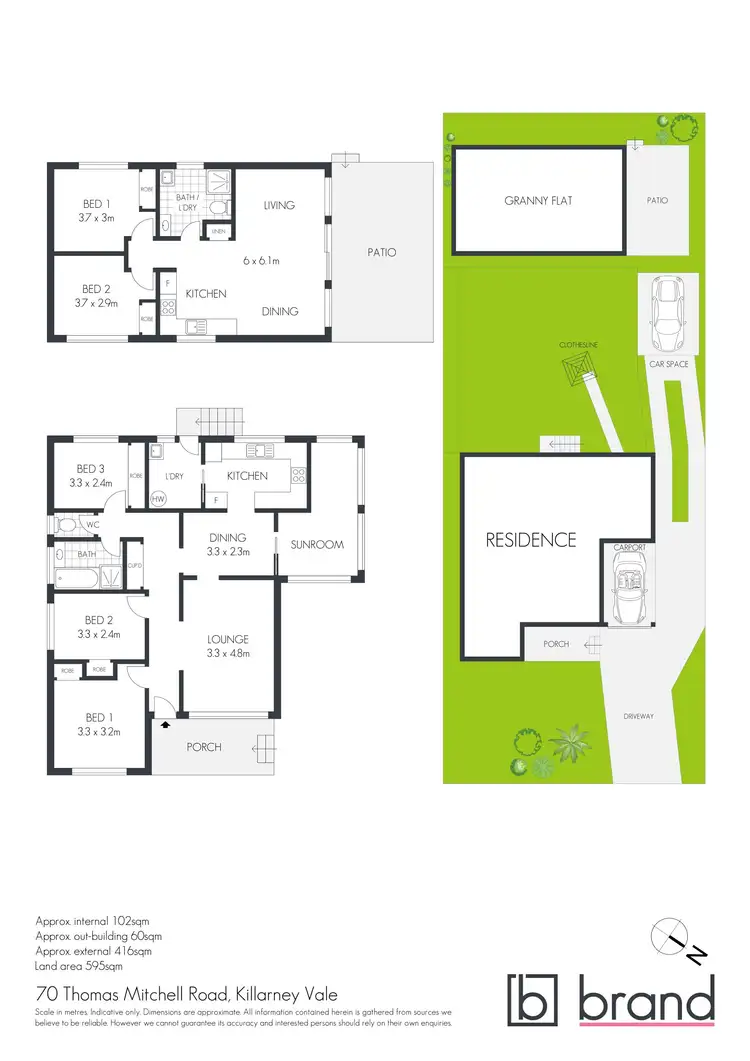 Floorplan of Homely house listing, 70 Thomas Mitchell Road, Killarney Vale NSW 2261