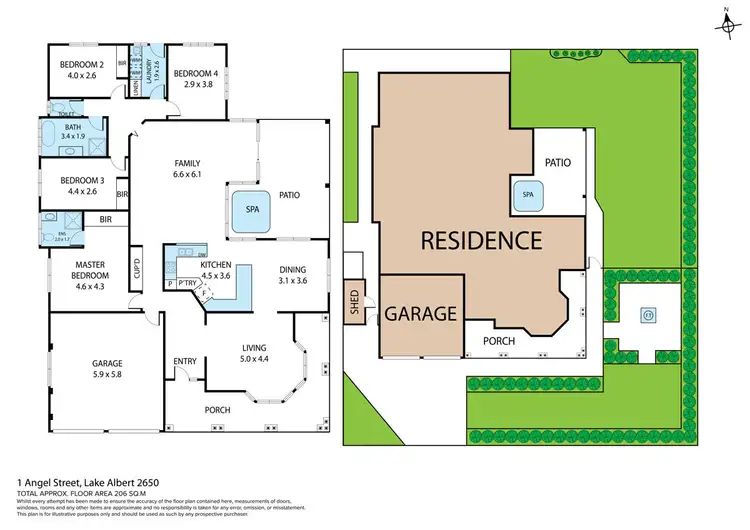 Floorplan of Homely house listing, 1 Angel Street, Lake Albert NSW 2650