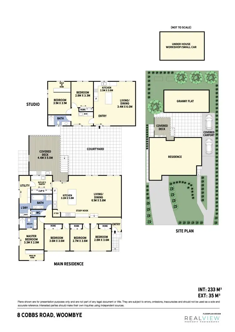 Floorplan of Homely house listing, 8 Cobbs Road, Woombye QLD 4559