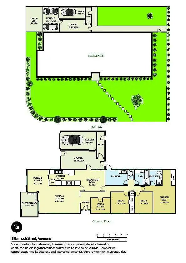 Floorplan of Homely house listing, 5 Rannoch Street, Kenmore QLD 4069