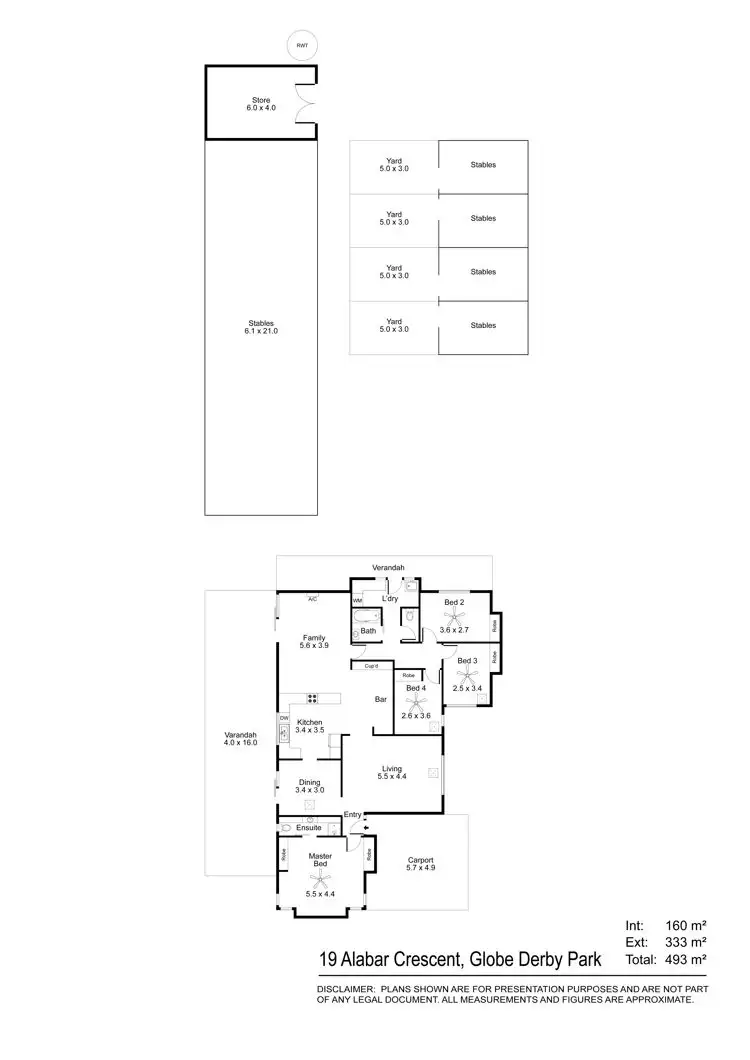 Floorplan of Homely house listing, 19 Alabar Crescent, Globe Derby Park SA 5110