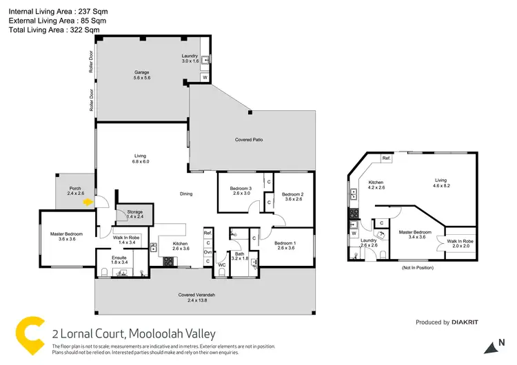 Floorplan of Homely house listing, 2 Lornal Court, Mooloolah Valley QLD 4553