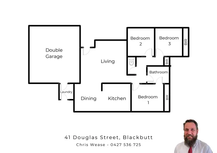 Floorplan of Homely house listing, 41 Douglas St, Blackbutt QLD 4314