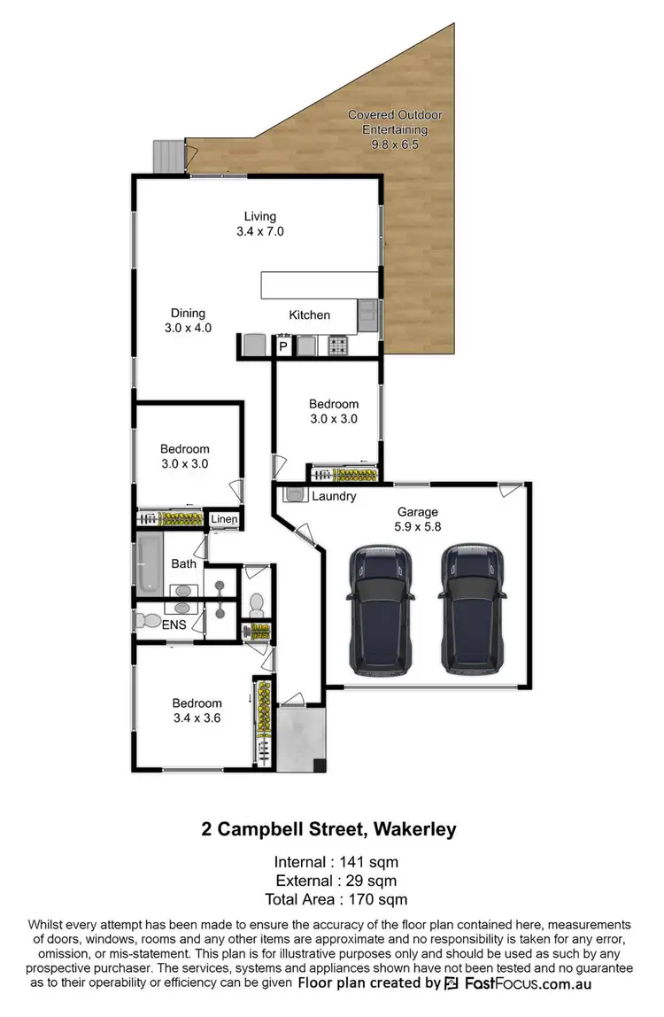Floorplan of Homely house listing, 2 Campbell Street, Wakerley QLD 4154
