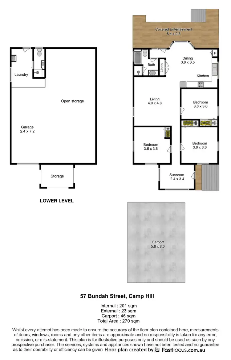 Floorplan of Homely house listing, 59 Bundah Street, Camp Hill QLD 4152
