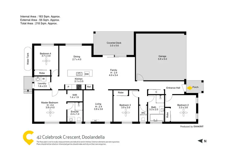 Floorplan of Homely house listing, 42 Colebrook Crescent, Doolandella QLD 4077
