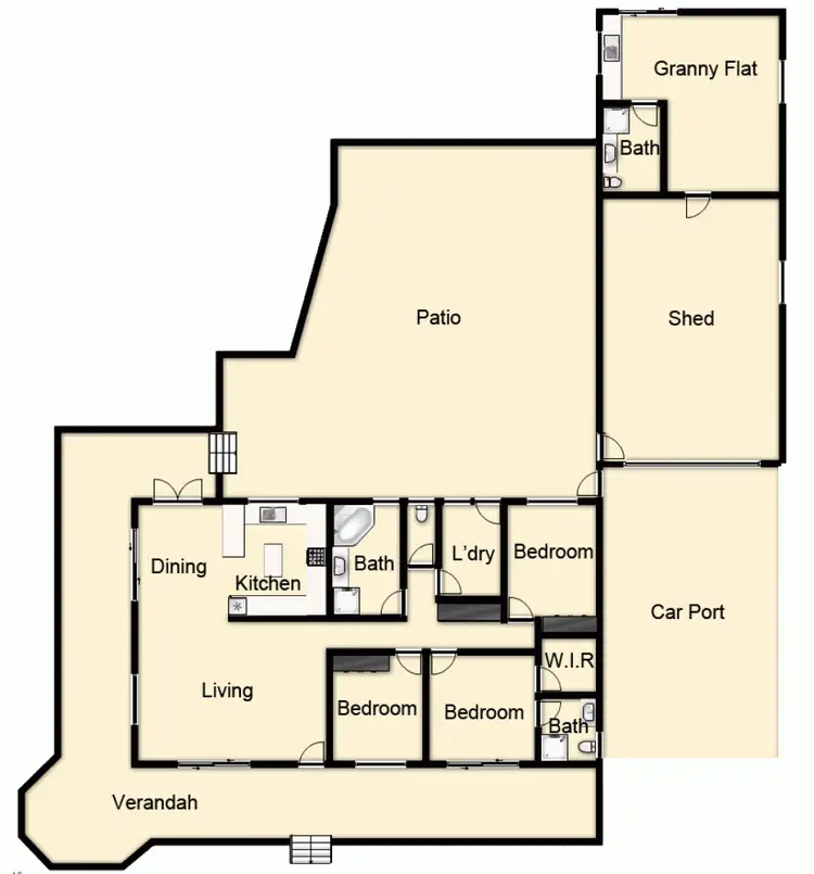 Floorplan of Homely rural property listing, 107-109 Lyndhurst Terrace, Caboolture QLD 4510