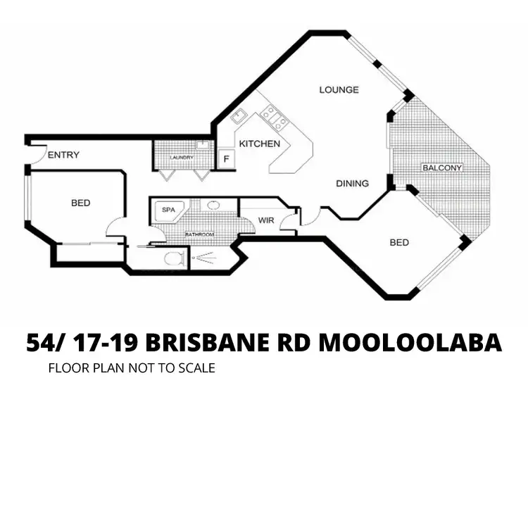 Floorplan of Homely unit listing, 54/17-19 Brisbane Road, Mooloolaba QLD 4557
