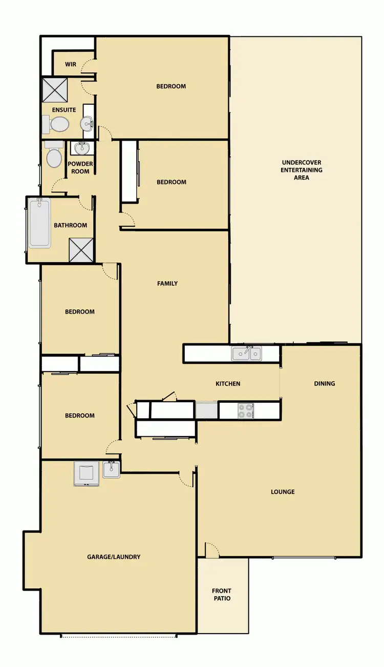Floorplan of Homely house listing, 2 Glennie Close, Caloundra West QLD 4551