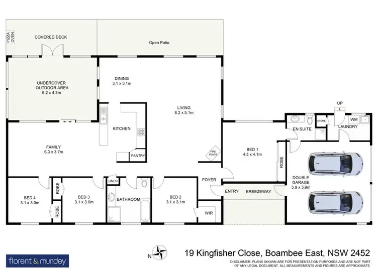 Floorplan of Homely house listing, 19 Kingfisher Cl, Boambee East NSW 2452