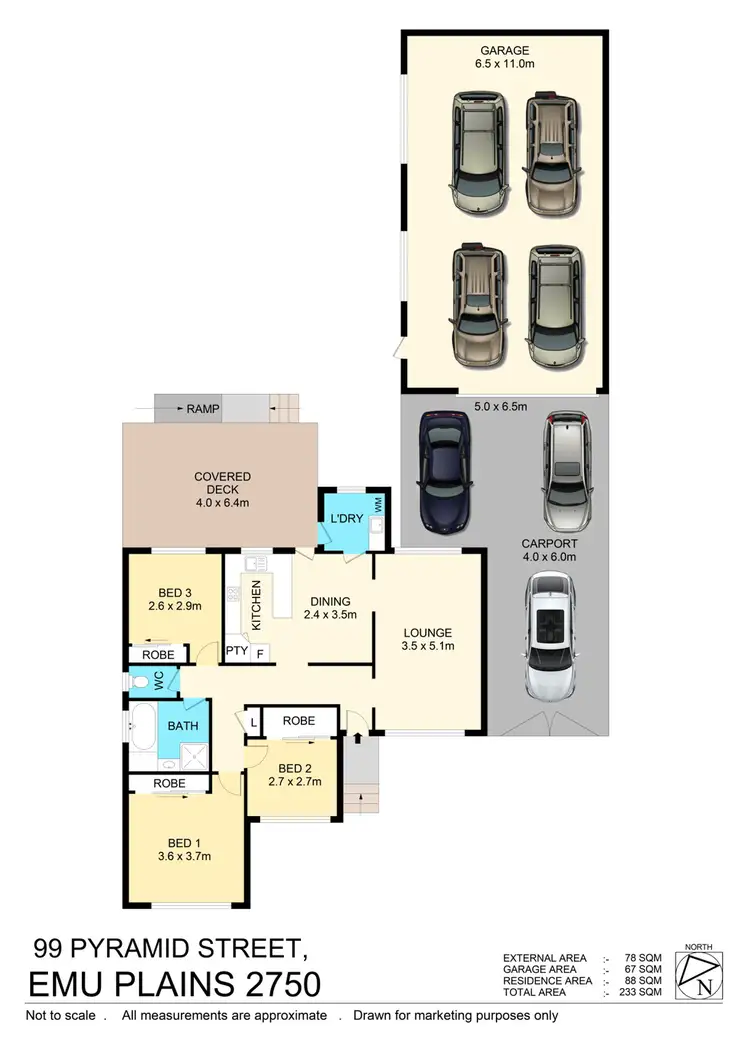 Floorplan of Homely house listing, 99 Pyramid Street, Emu Plains NSW 2750