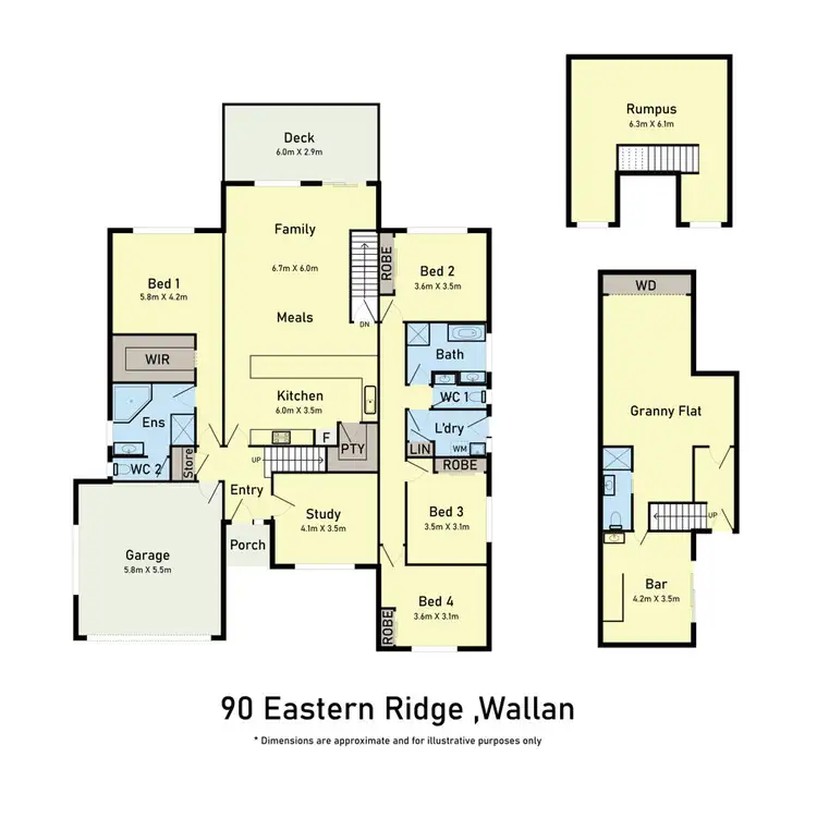 Floorplan of Homely house listing, 90 Eastern Ridge, Wallan VIC 3756