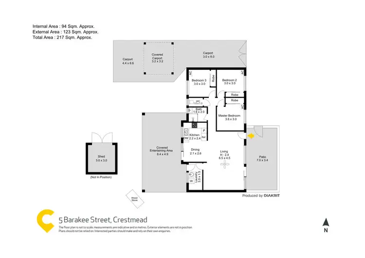 Floorplan of Homely house listing, 5 Barakee Street, Crestmead QLD 4132
