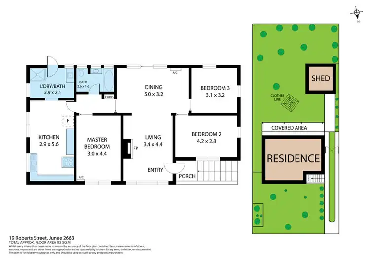 Floorplan of Homely house listing, 19 Robert Street, Junee NSW 2663