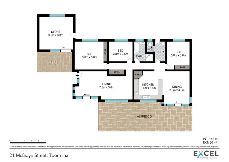 Floorplan of Homely house listing, 21 McFadyn Street, Toormina NSW 2452
