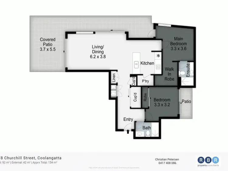 Floorplan of Homely unit listing, 103/8 Churchill Street, "Elan", Kirra QLD 4225