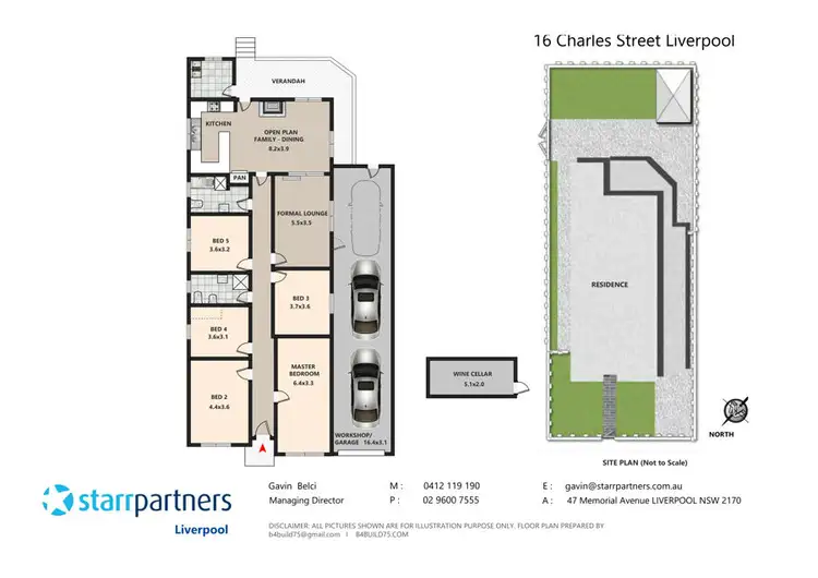 Floorplan of Homely house listing, 16 Charles Street, Liverpool NSW 2170
