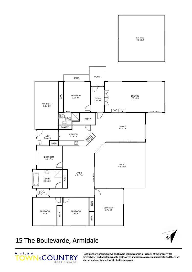 Floorplan of Homely house listing, 15 The Boulevarde, Armidale NSW 2350