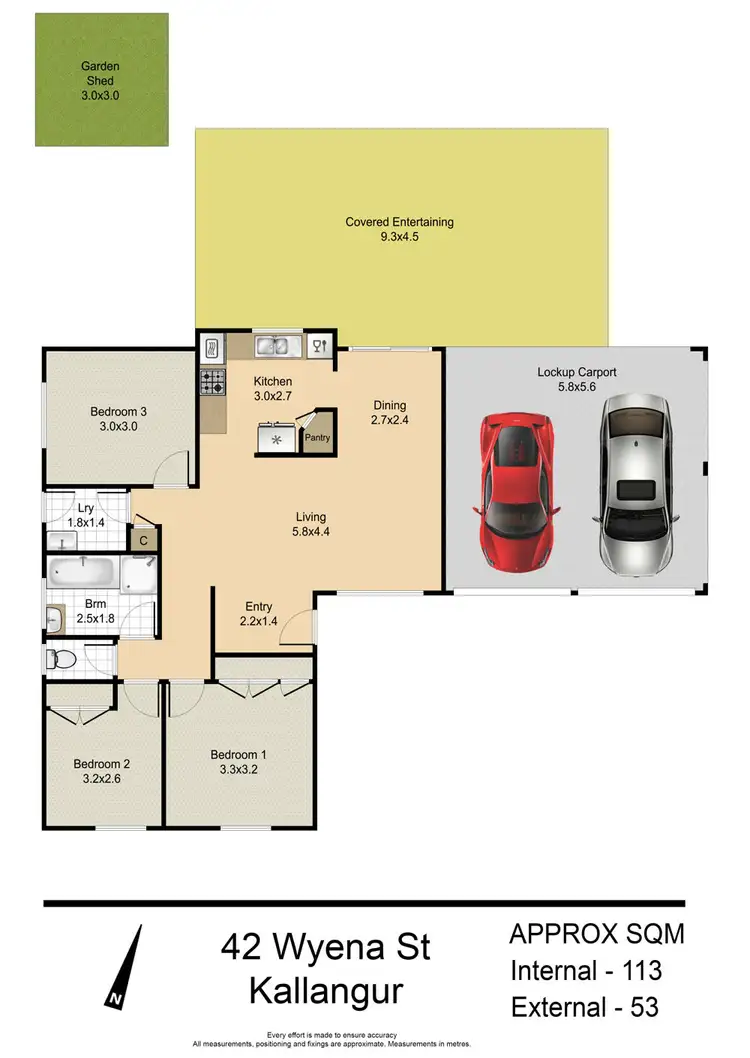 Floorplan of Homely house listing, 42 Wyena Street, Kallangur QLD 4503