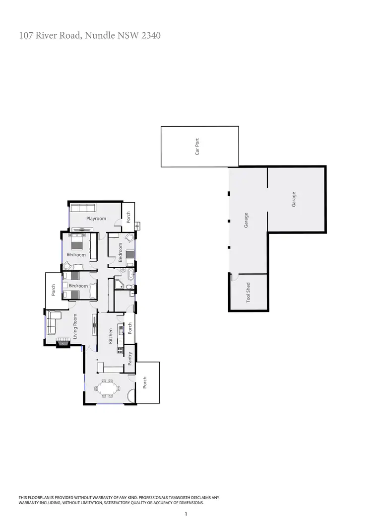 Floorplan of Homely house listing, 107 River Road, Nundle NSW 2340