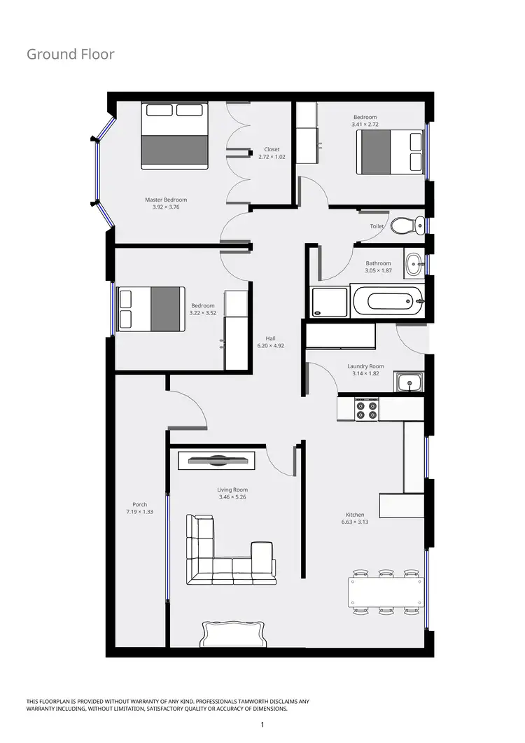 Floorplan of Homely house listing, 38 Arinya Street, Tamworth NSW 2340