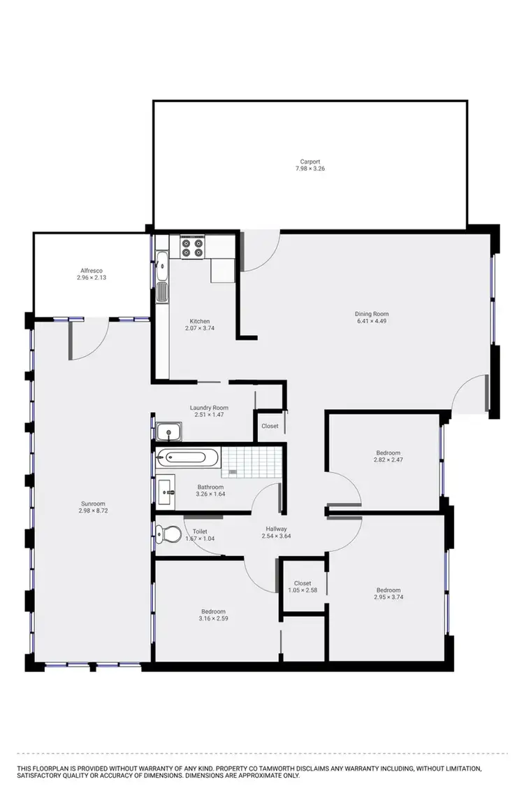 Floorplan of Homely house listing, 7 Lawson Place, Tamworth NSW 2340