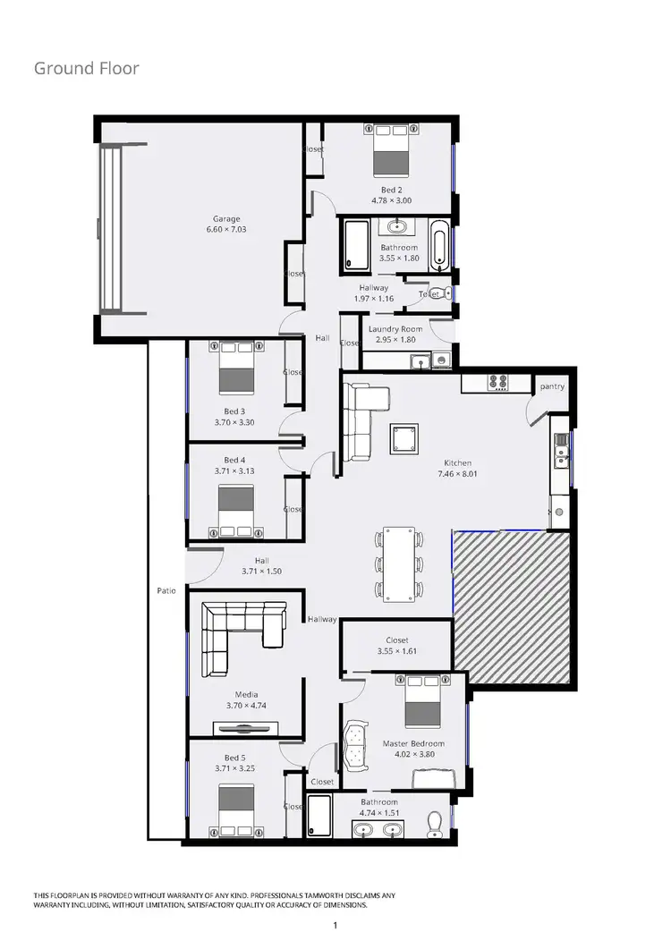 Floorplan of Homely house listing, 18 Jarman Road, Tamworth NSW 2340