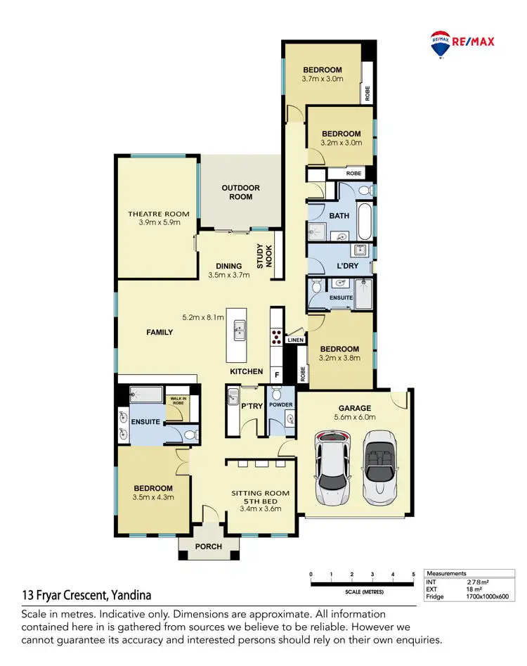 Floorplan of Homely house listing, 13 Fryar Crescent, Yandina QLD 4561