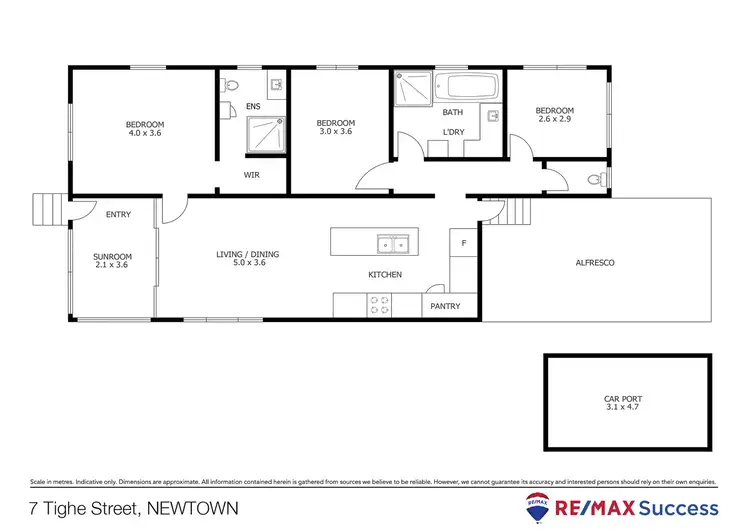 Floorplan of Homely house listing, 7 Tighe Street, Newtown QLD 4350