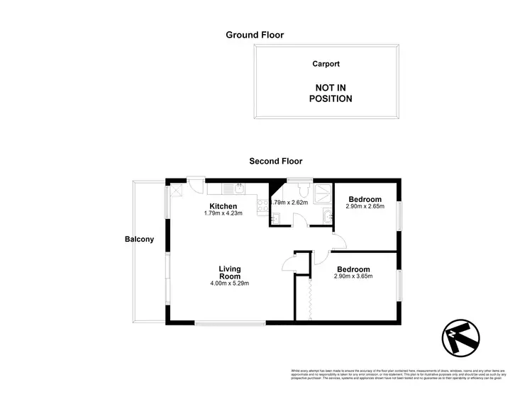 Floorplan of Homely apartment listing, 8/203 Scarborough Street, Southport QLD 4215