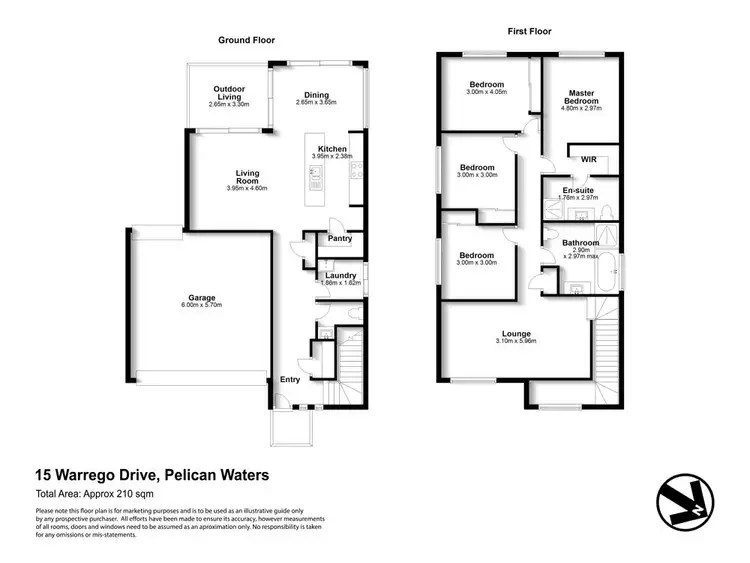 Floorplan of Homely house listing, 15 Warrego Drive, Pelican Waters QLD 4551