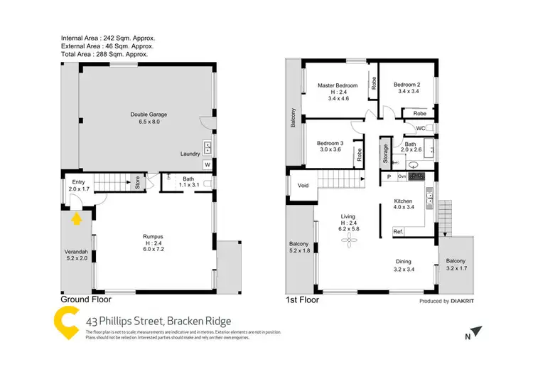 Floorplan of Homely house listing, 43 Phillips Street, Bracken Ridge QLD 4017