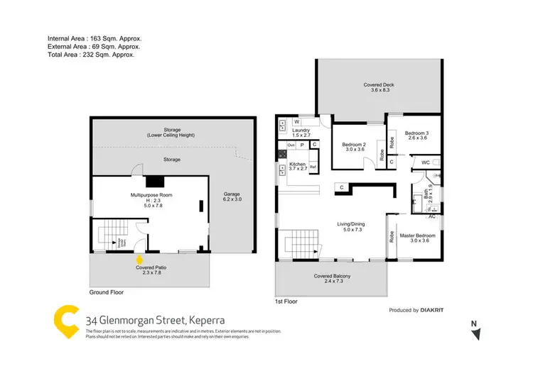 Floorplan of Homely house listing, 34 Glenmorgan Street, Keperra QLD 4054