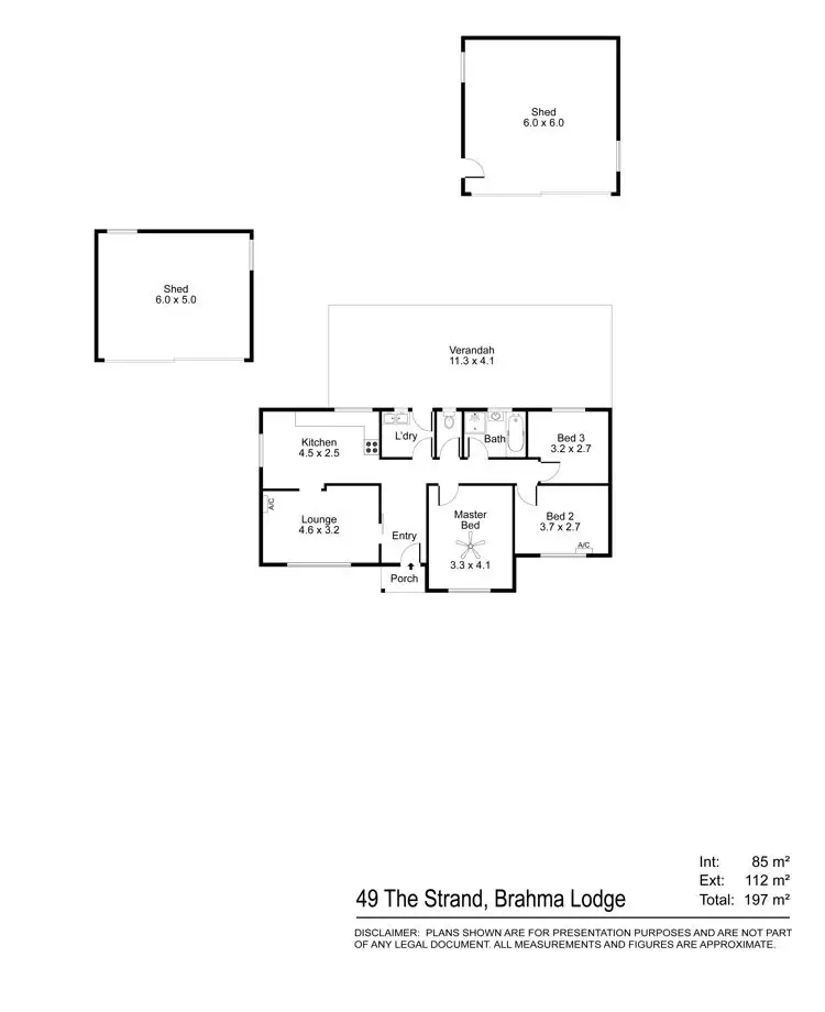 Floorplan of Homely house listing, 49 The Strand, Brahma Lodge SA 5109