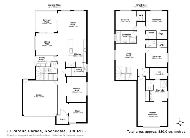 Floorplan of Homely house listing, 20 Parolin Parade, Rochedale QLD 4123