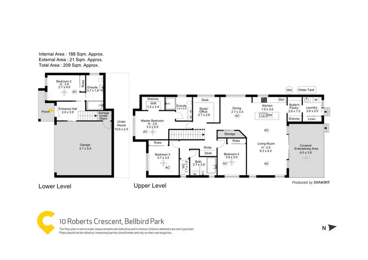 Floorplan of Homely house listing, 10 Roberts Crescent, Bellbird Park QLD 4300