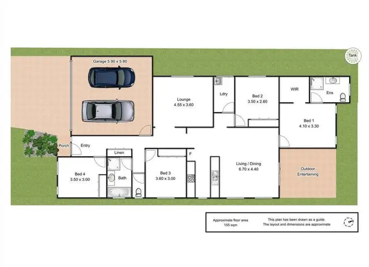 Floorplan of Homely house listing, 27 Sanctuary Drive, Cranley QLD 4350