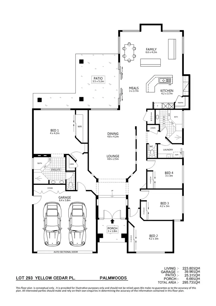 Floorplan of Homely house listing, 9 Yellow Cedar Place, Palmwoods QLD 4555