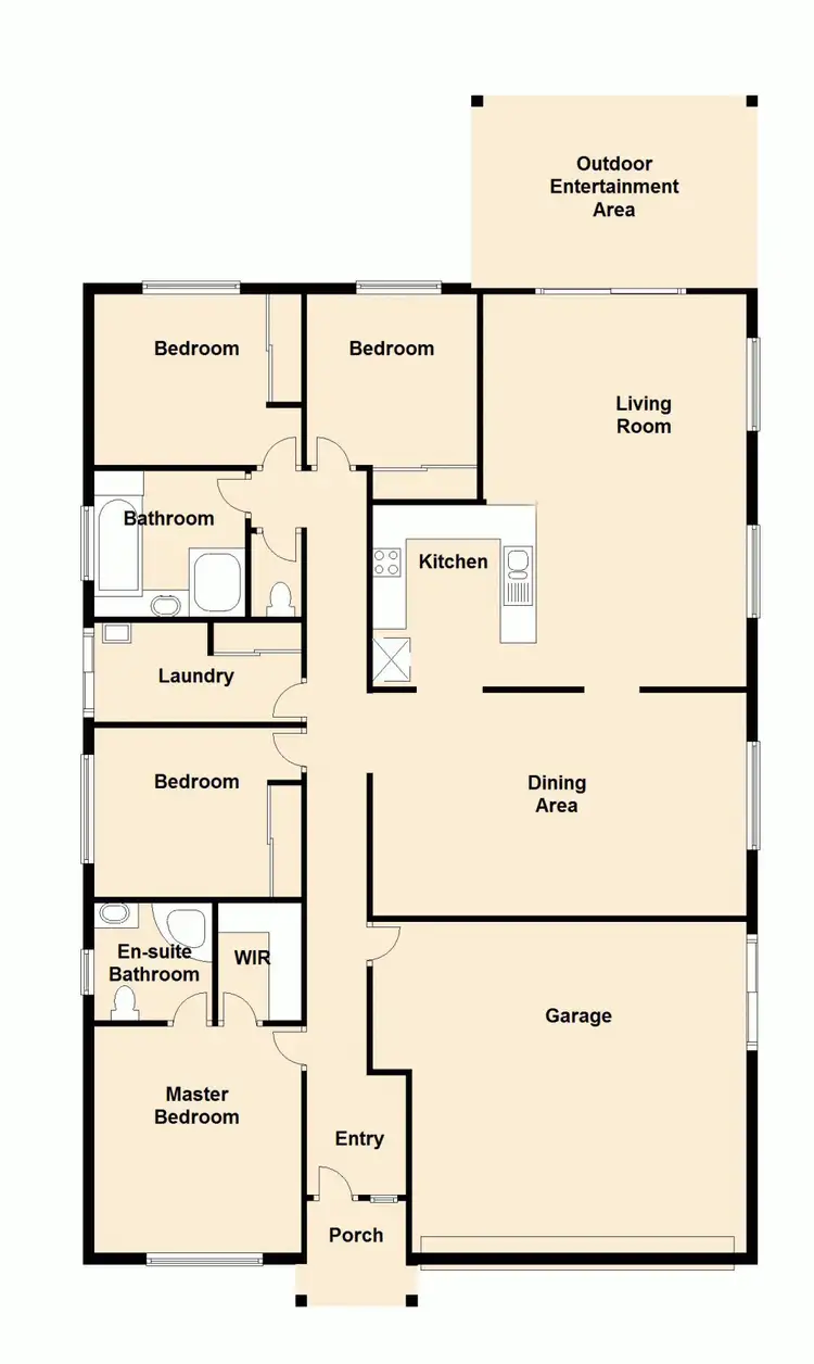 Floorplan of Homely house listing, 3 Arakoon Court, Rothwell QLD 4022